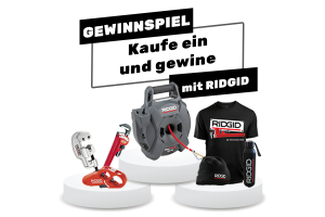 RIDGID Gewinnspiel – Kaufen und gewinnen!